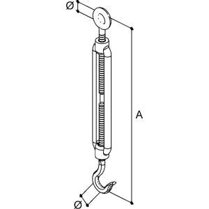 CWT-23 E-KLIPS, Spannschloss, Ø 10 mm, Stahl, f