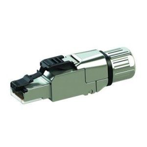 J00026A5001, feldkonfektionierbarer RJ45-Steckverbinder MFP8 IE T568 B Cat.6A(IEC), AWG24/1-AWG22/1, AWG27/7-AWG22/7