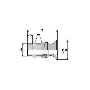 53015440 SKINTOP BT PG 16 RAL 7001 SGY