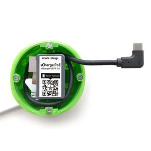 sCharge PoE FIT C PoE+ Adapter mit USB-C-Kabel 30 cm, pass