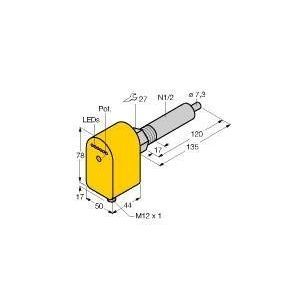 FCS-N1/2A4P-AP8X-H1141/L120 Strömungsüberwachung, Eintauchsensor mit