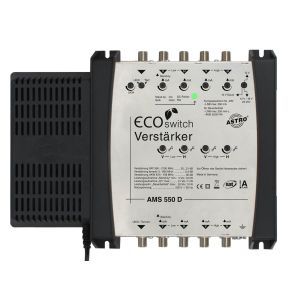 AMS 550 D ECOswitch SAT-ZF Verstärker ortsgespeist, 5 Eingän