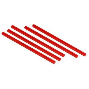 EZ 480/600 VOLT 7.6" RED BLOCK BAR PK5 190 mm, Roter Sperrstab