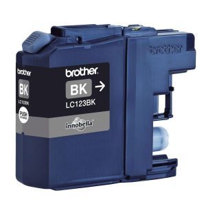 LC123BK, Brother Tintenpatrone LC-123BK Schwarz (ca. 600 Seiten)