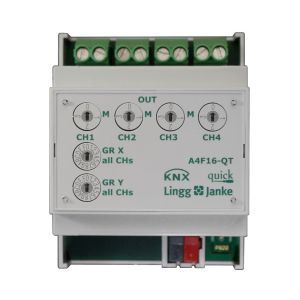 A4F16-QT KNX quick Schaltaktor 4-fach mit Treppen