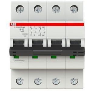 S203MT-B63NA, S203MT-B63NA Sicherungsautomat B-Char., 10kA, 63A, 3P, +NA