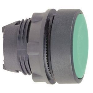 ZB5AA3, Frontelement für Drucktaster ZB5, tastend, grün, Ø 22 mm