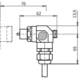 SR6WFPG11R, BUCHSENSTECKER GEWINKELT