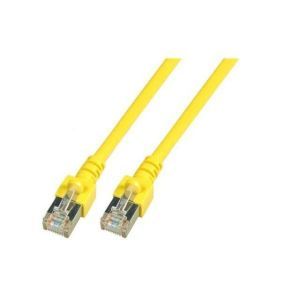 K5457.20, RJ45 Patchkabel SF/UTP, Cat.5e, PVC,CCA, 20m, gelb