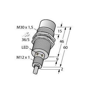 NI30U-EM30WD-AP6X Induktiver Sensor, für die Lebensmitteli