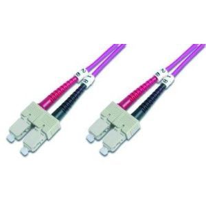 HDK-2522-03/3, LWL-Duplex-Patchkabel SC/SC SC-SC duplex MM 50/125, OM3, 3m