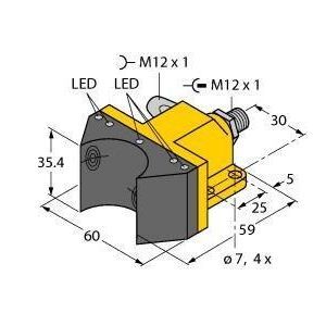 NI4-DSU35-2DNETX5-H1150 Induktiver Sensor, Doppelsensor für Schw