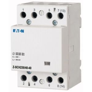 Z-SCH230/40-40, Installationsschütz 230V AC, 40A, 4 Schließer, Z-SCH230/40-40