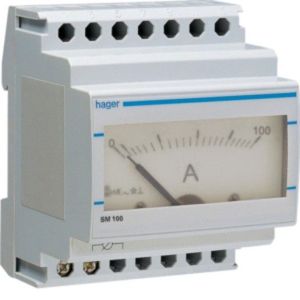 SM100 Amperemeter f. Wandlermessung analog