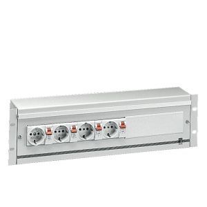 DK 7480.035, Energy-Box 482,6 mm(19 Zoll) RAL 7035 Leergehäuse, unbestückt