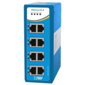 PROmesh B8, PROmesh B8 8 Port managed PN / EIP / Industrial Ethernet Switch