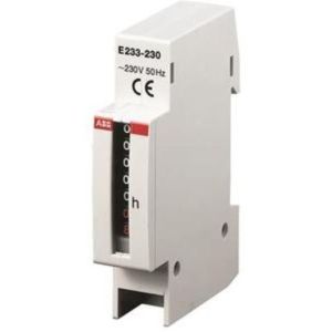 E233-230, Betriebsstundenzähler E233 für Schalttafeleinbau Spannung AC 230 V