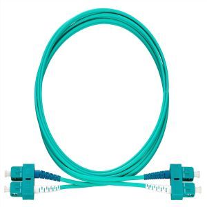 SC-D/SC-D Patchkabel OM3 aqua 2m SC-D/SC-D Patchkabel, OM3, aqua, 2m