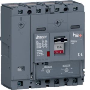 HHS026DC Leistungsschalter h3+ P160 TM 4x25A 25kA
