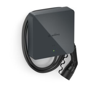 Wallbox Smart Pro Graphite 5m, Wallbox, Graphite, Schutzart IP54, max. Leiterquerschnitt 6², Schlagfestigkeit IK08, Schutzklasse II, Bemessungsspannung 400V AC, halogenfrei