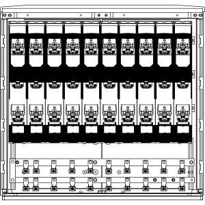 LS82S.90 LS A850-2 TN-S Cu50x10 9xNH2/V Kabelvert