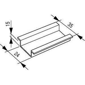 TS35X15 Hutschiene, 35x15mm