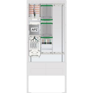 SZ207ZL2504A Zähleranschlusssäule 2 ZP, APZ,Leerpl,,