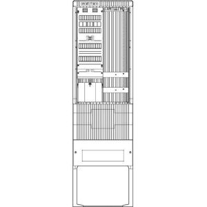 SZ205AL0502 Zähleranschlusssäule SAS, APZ, 5pol 1x L
