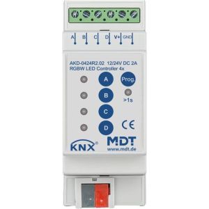 AKD-0424R2.02 LED Controller 4-Kanal 2/4 A, RGBW, 2TE,