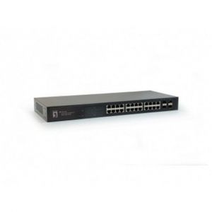 GES-2451 24 GE with 4 Shared SFP Web Smart Switch