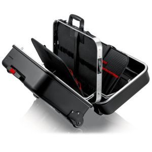 00 21 41 LE, Werkzeugkoffer BIG Twin Move ABS-Koffer, Farbe schwarz, mit Trolley, ohne Werkzeug 520 x 435 x 290 mm (außen)