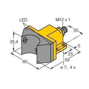 NI4-DSU35-2Y1X2-H1140 Induktiver Sensor, Doppelsensor für Schw