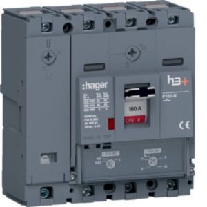 HNS161DC Leistungsschalter h3+P160 TM 4x160A 40kA