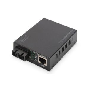 DN-82150, Gigabit Ethernet PoE+ Medienkonverter, Multimode 802.3at, 30W, SC connector, bis zu 0.5km