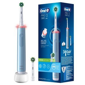 Pro 3 3000 Cross Action Blue JAS22, Oral-B Pro 3 3000 Cross Action Blue JAS22, -