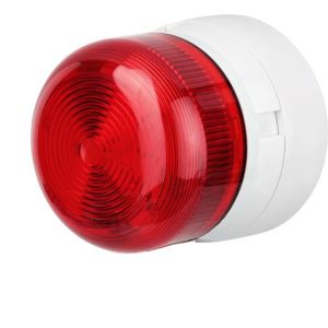 SAB300 rot, Blitzleuchte (Kalottenfarbe rot) zur optischen Signalisierung, 230V AC