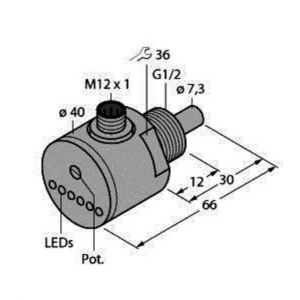 FCS-G1/2A4-AN8X-H1141 Strömungsüberwachung, Eintauchsensor mit