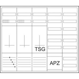 ZSD-ZZT2V-1100/APZ Zähler-Komplettschrank für 3-Punktbefest