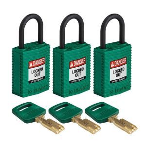 CPT-GRN-25PL-KA3PK SafeKey-Vorhängeschlösser ? kompakt