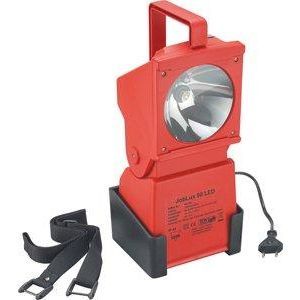 451041, AccuLux - JobLux 90 LED, 230 V, rot, Xenon-Lampe + LED-Pilotlicht, im Faltkarton