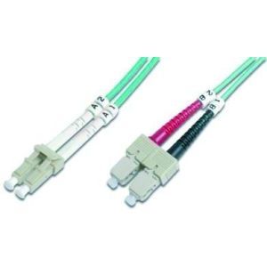 HDK-2532-05/3, LWL-Duplex-Patchkabel SC/LC SC-LC duplex MM 50/125, OM3, 5m