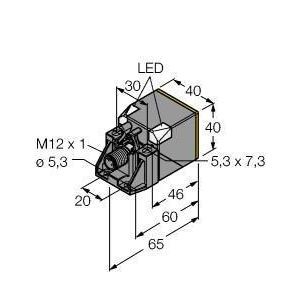 NI50U-QV40-IOL6X2-H1141 Induktiver Sensor, IO-Link Kommunikation