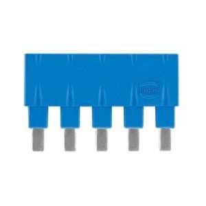 09330009844 Steckbrücke längs, 1x5 blau 16A