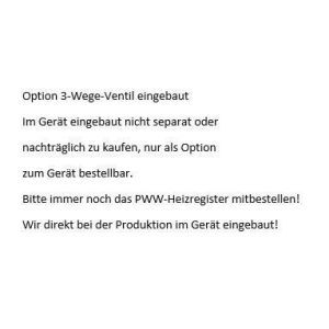 3-Wege-Ventil für SBA 50-100 Option 3-Wege-Ventil eingebaut für AirBl