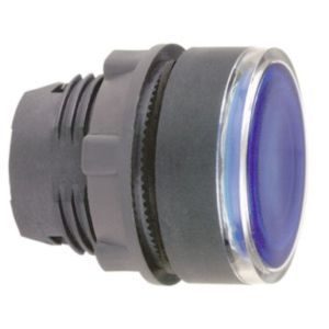 ZB5AW363, Frontelement für Leuchtdrucktaster ZB5, tastend, blau, Ø 22 mm