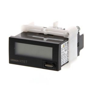 H7ET-NV1-BH LCD-Betriebsstundenzähler, schwarz, 48x2