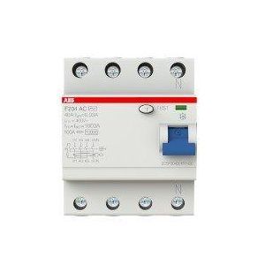 F204 AC-40/0,03, FI-Schutzschalter 4P, Typ AC, 40A, 30mA