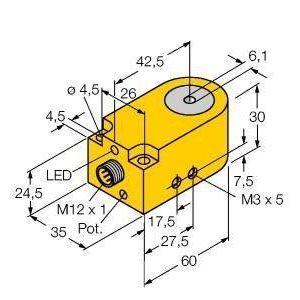 BI6R-W30-DAP6X-H1141 Induktiver Sensor, Ringsensor