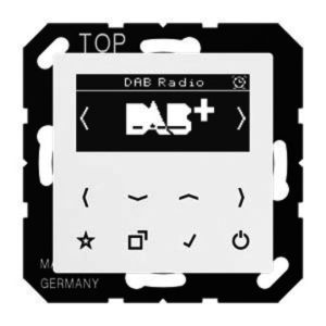DAB A WW Smart Radio DAB+, Serie AS/A, alpinweiß