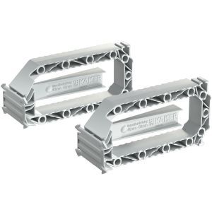 1211-00, Betonbau, B¹ Prefix®-Systemflügelset, 2-teilig, Abmessungen 103 x 49 x 36 mm, zur Befestigung an der Bewehrung